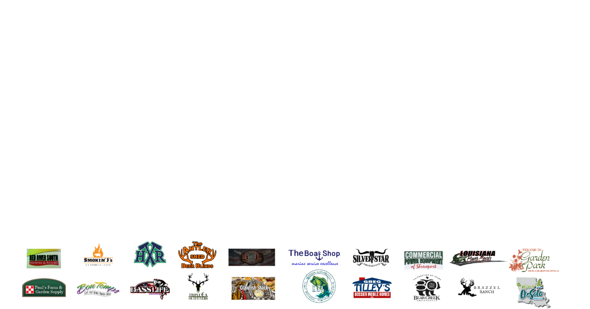 Bayou Outdoors 365 show sponsor logos